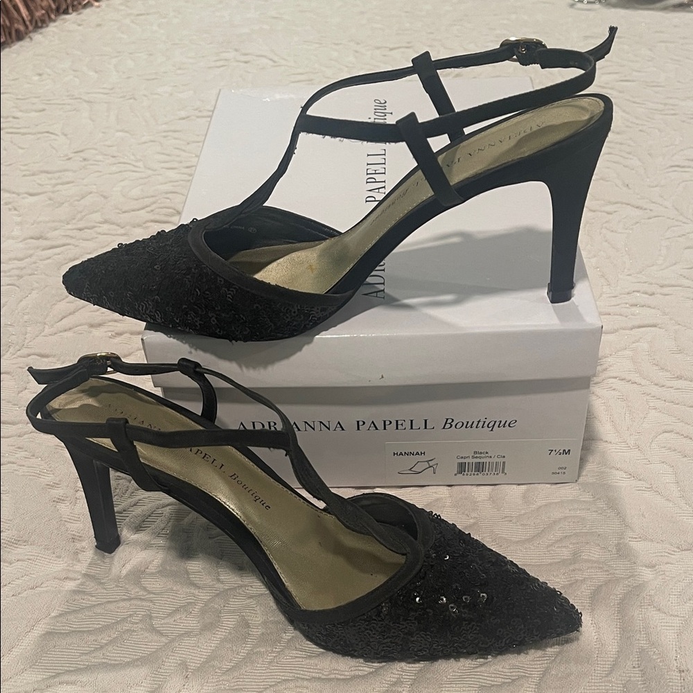 Adrianna Papell Elegant Black Heels